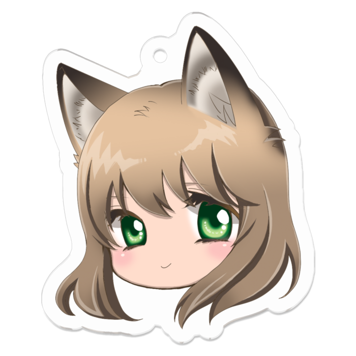 アクリルキーホルダー - 50 x 50 (mm)