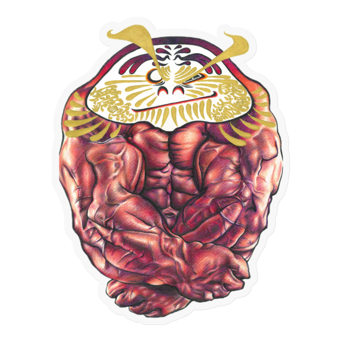 ステッカー - 100 x 100 (mm)クリア