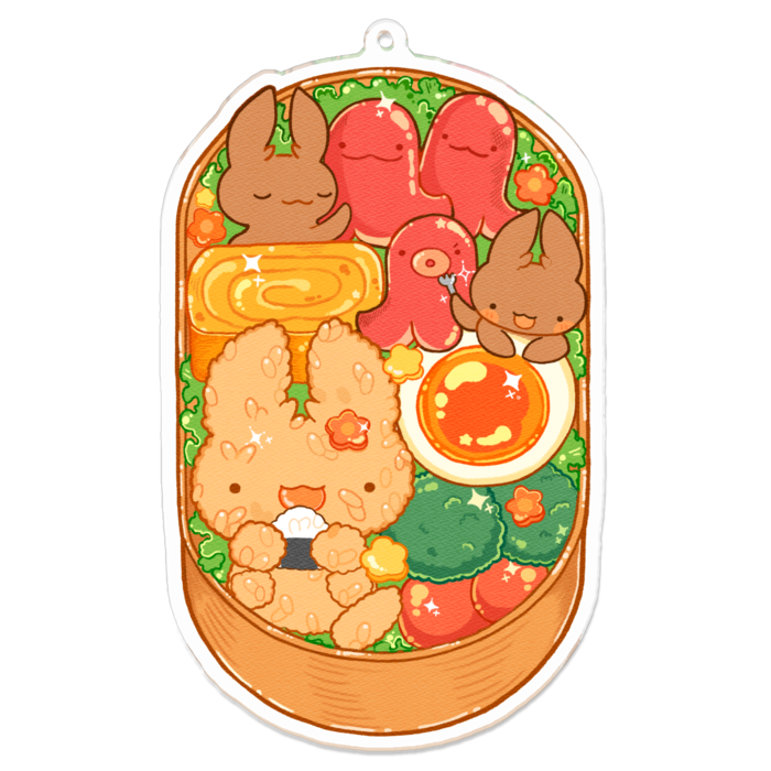 アクリルキーホルダー（コーティング） - 100 x 100 (mm)