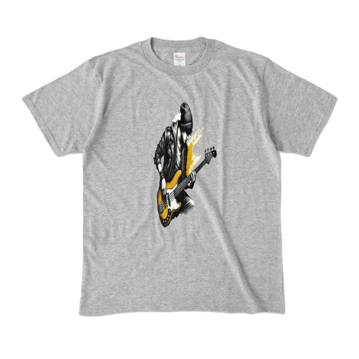 カラーTシャツ - M - 杢グレー (濃色)
