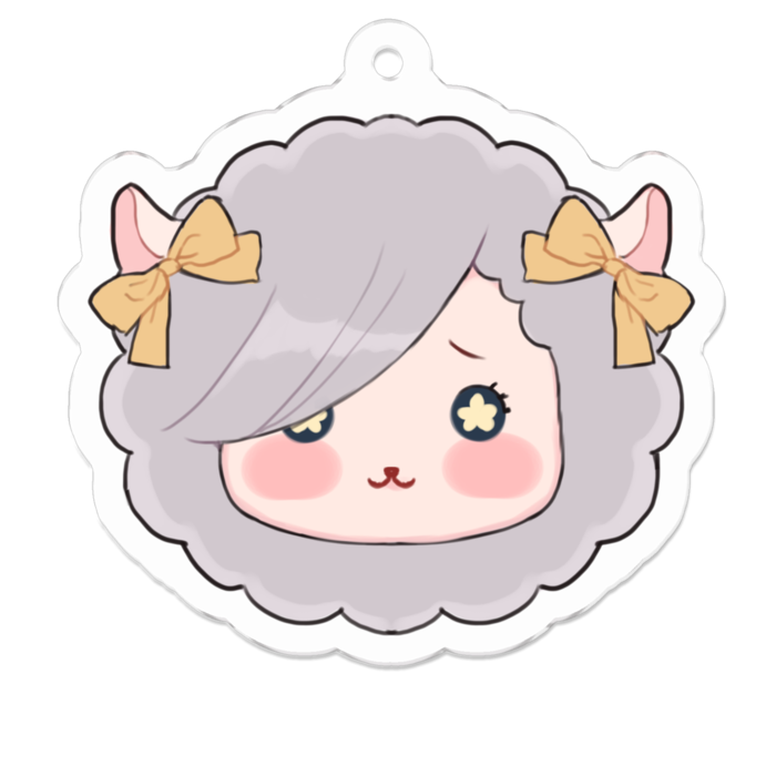 アクリルキーホルダー - 50 x 50 (mm)