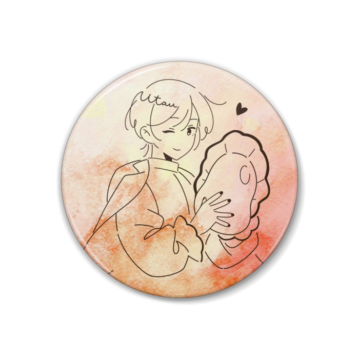 缶バッジ - 38mm oyster