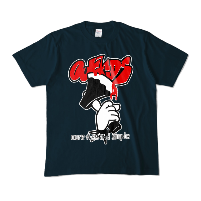 カラーTシャツ - M - ネイビー (濃色)