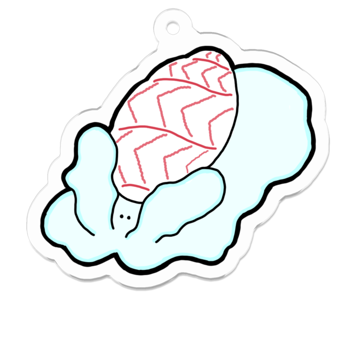 アクリルキーホルダー - 50 x 50 (mm)