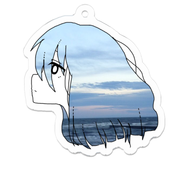 アクリルキーホルダー - 50 x 50 (mm)