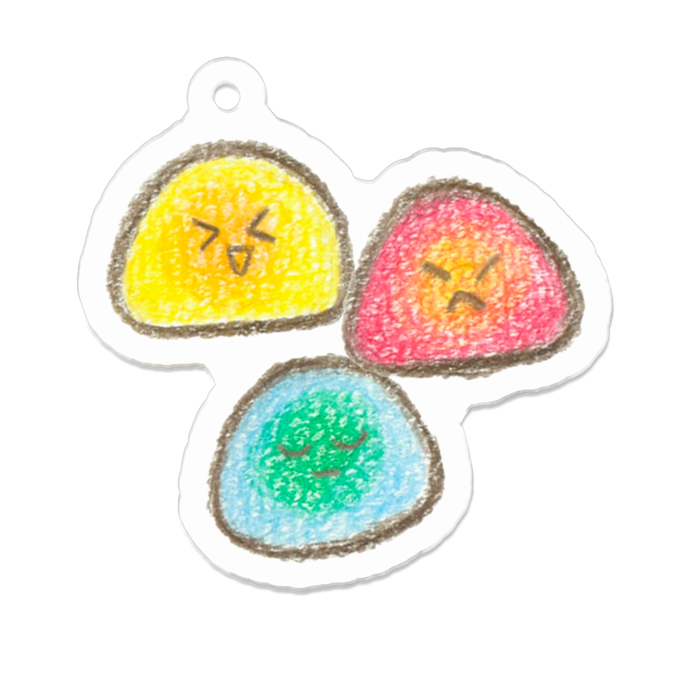 アクリルキーホルダー - 50 x 50 (mm)