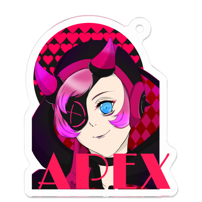 アクリルキーホルダー - 50 x 50 (mm)