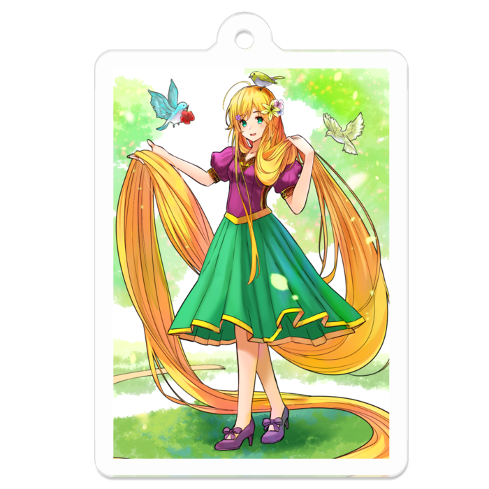 アクリルキーホルダー - 50 x 50 (mm)