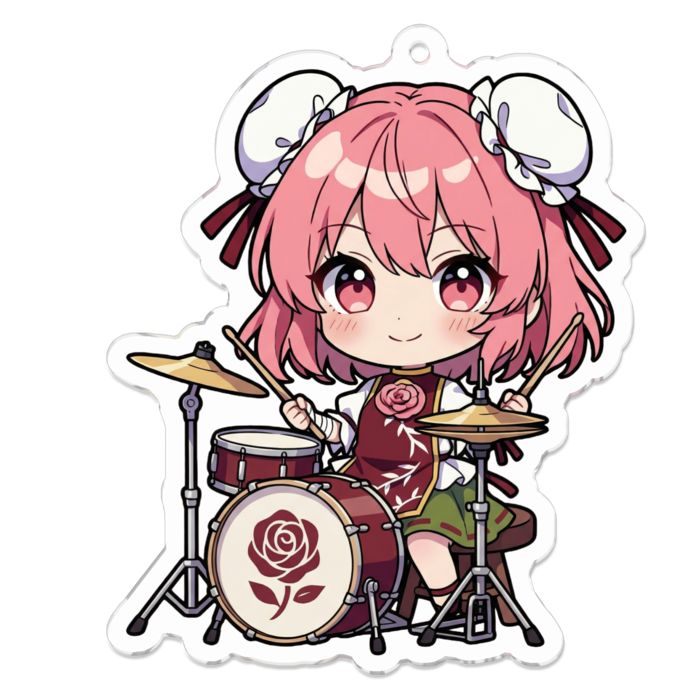 アクリルキーホルダー - 70 x 70 (mm)(キャラのみ)