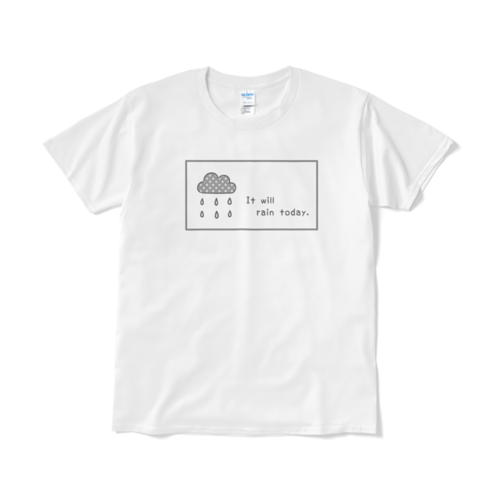 雨の日Tシャツ（短納期） - L - ホワイト