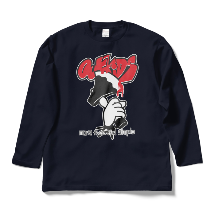 ロングスリーブTシャツ - L - ネイビー