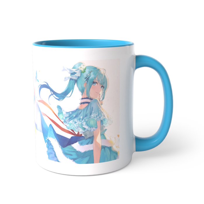 ツートンカラーマグカップ - 直径 8.2cm / 高さ 9.5cm