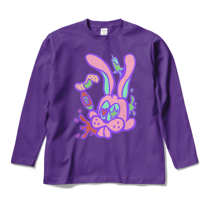 ロングスリーブTシャツ - M - パープル