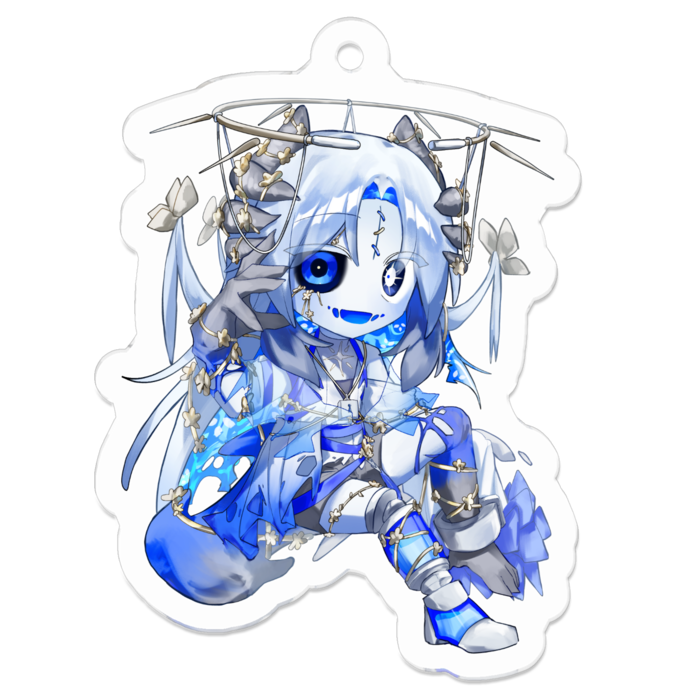 アクリルキーホルダー - 50 x 50 (mm)