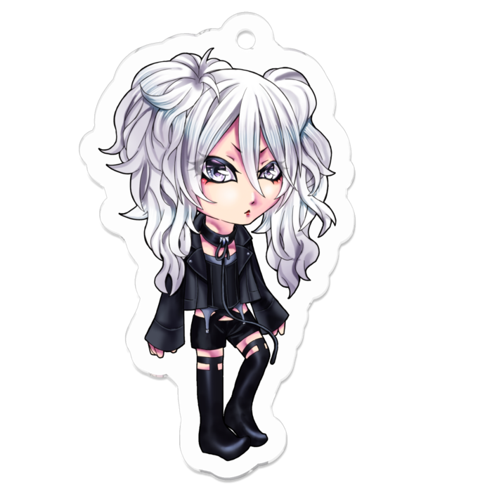 アクリルキーホルダー（コーティング） - 50 x 50 (mm)