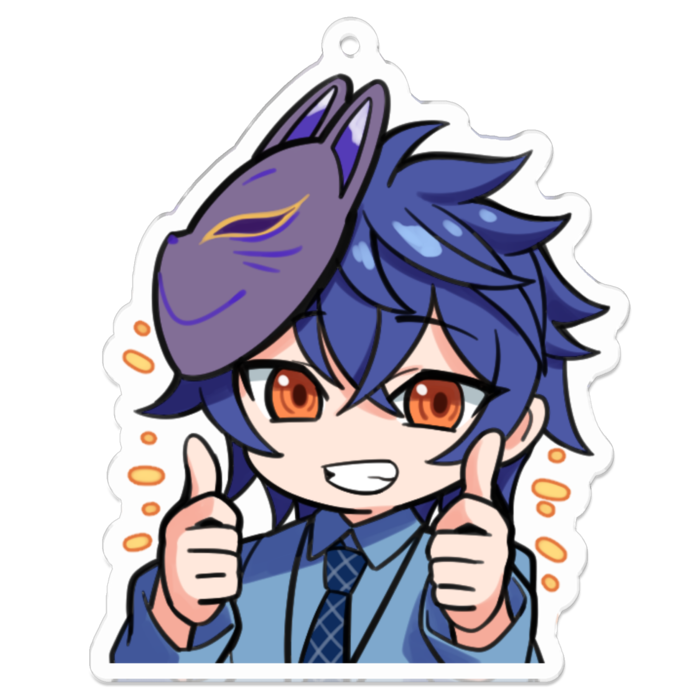 アクリルキーホルダー - 70 x 70 (mm)