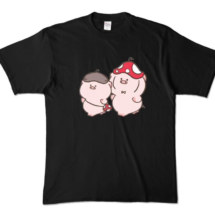 カラーTシャツ - XL - ブラック (濃色)