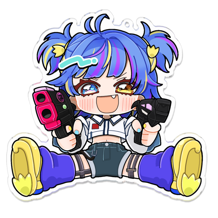 アクリルキーホルダー - 100 x 100 (mm)