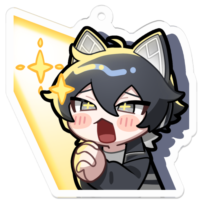 アクリルキーホルダー - 50 x 50 (mm)