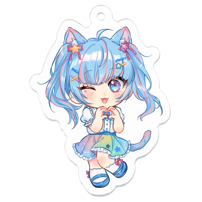 アクリルキーホルダー - 50 x 50 (mm)