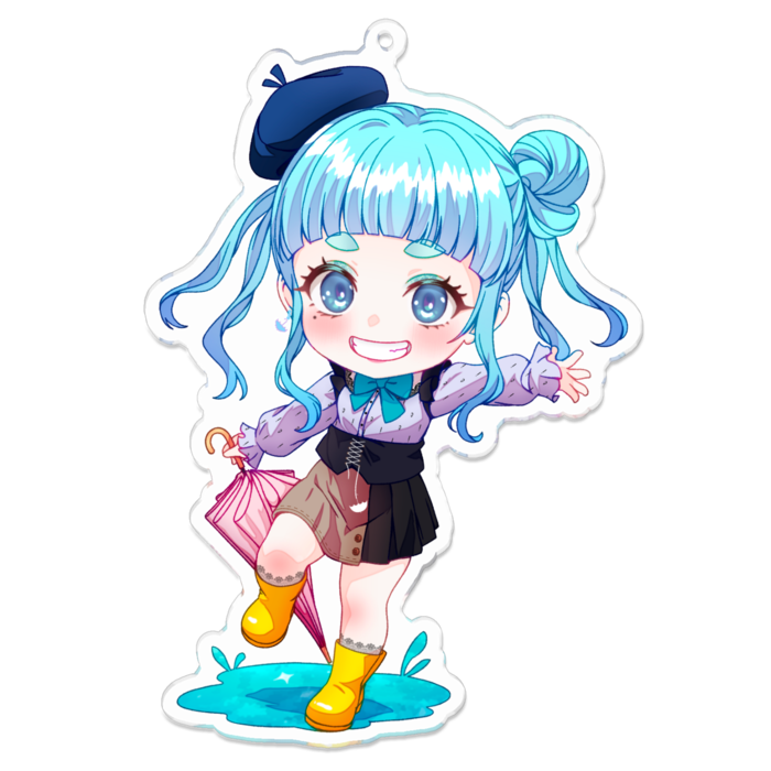 アクリルキーホルダー - 100 x 100 (mm)