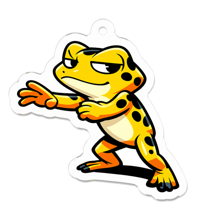 アクリルキーホルダー - 50 x 50 (mm)