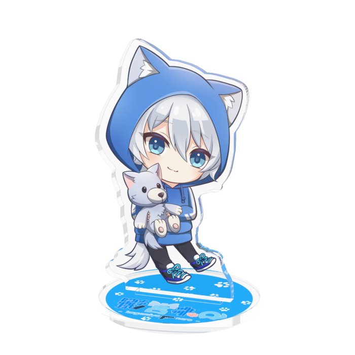 アクリルフィギュア②ぬいぐるみ抱き - 70x70mm