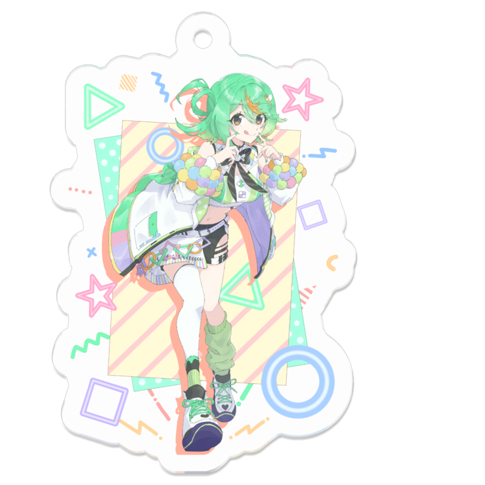 アクリルキーホルダー - 50 x 50 (mm)