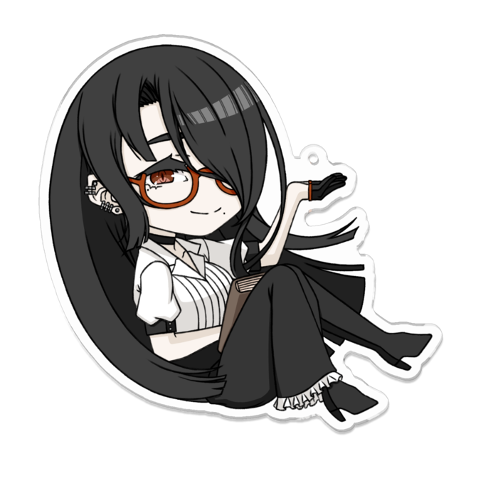 アクリルキーホルダー - 100 x 100 (mm)