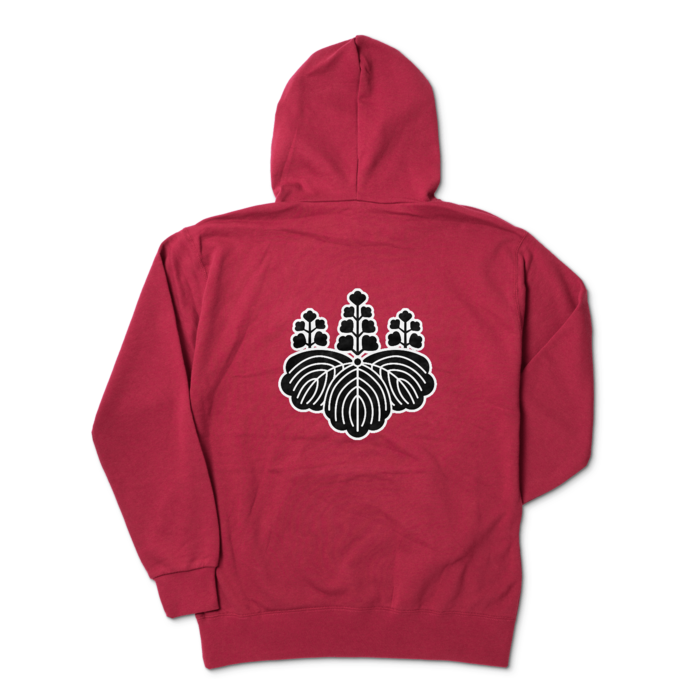 パーカー - XL - バーガンディ