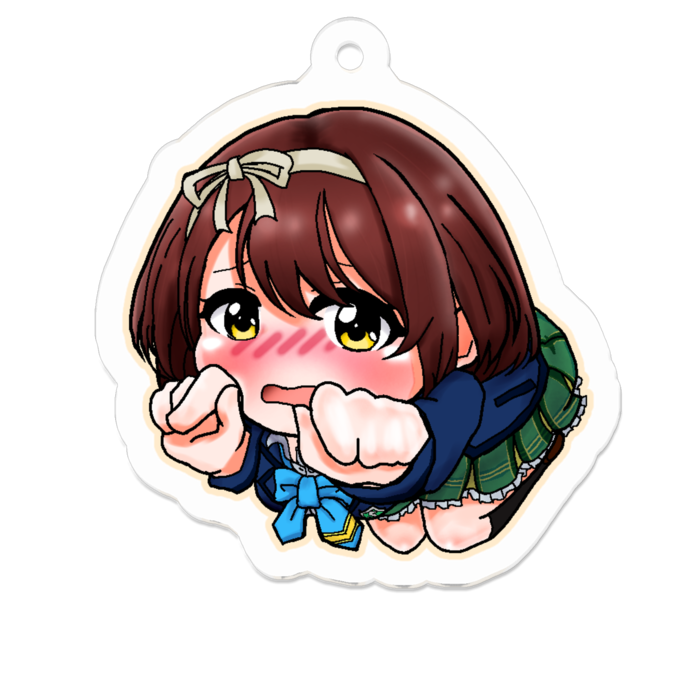 アクリルキーホルダー - 50 x 50 (mm)