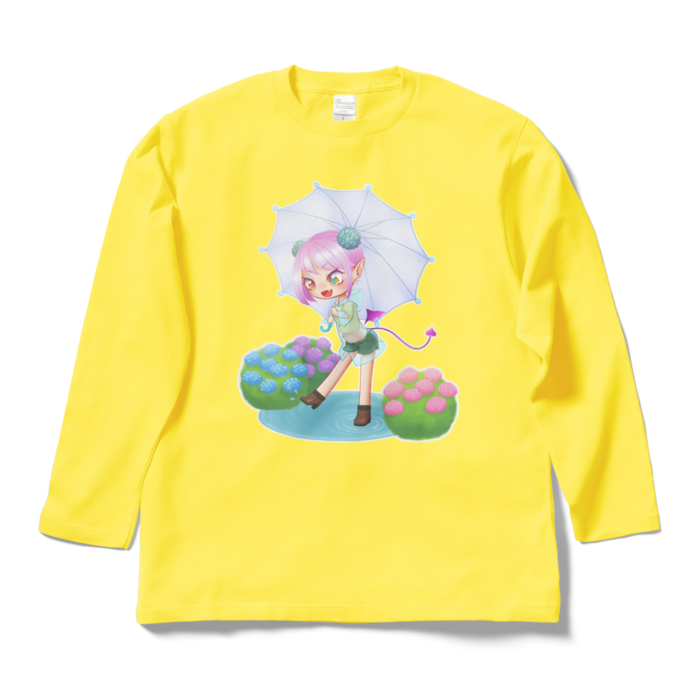 ロングスリーブTシャツ - L - イエロー