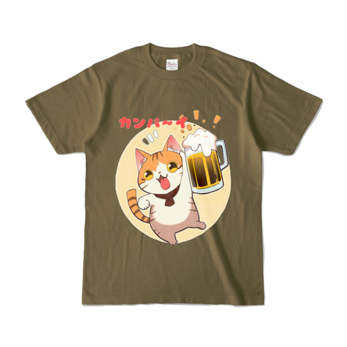 カラーTシャツ - S - オリーブ (濃色)