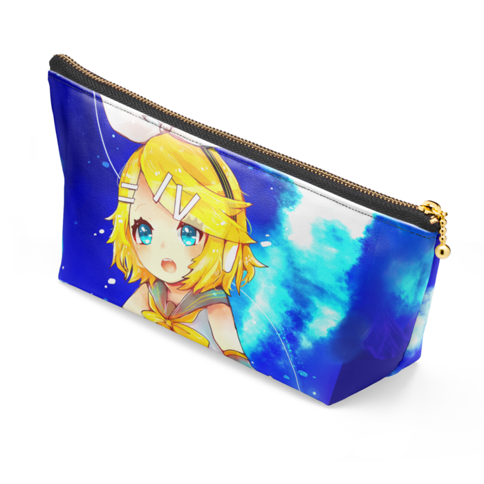 ポーチ - 長さ21.5cm / 高さ10cm - ブラック
