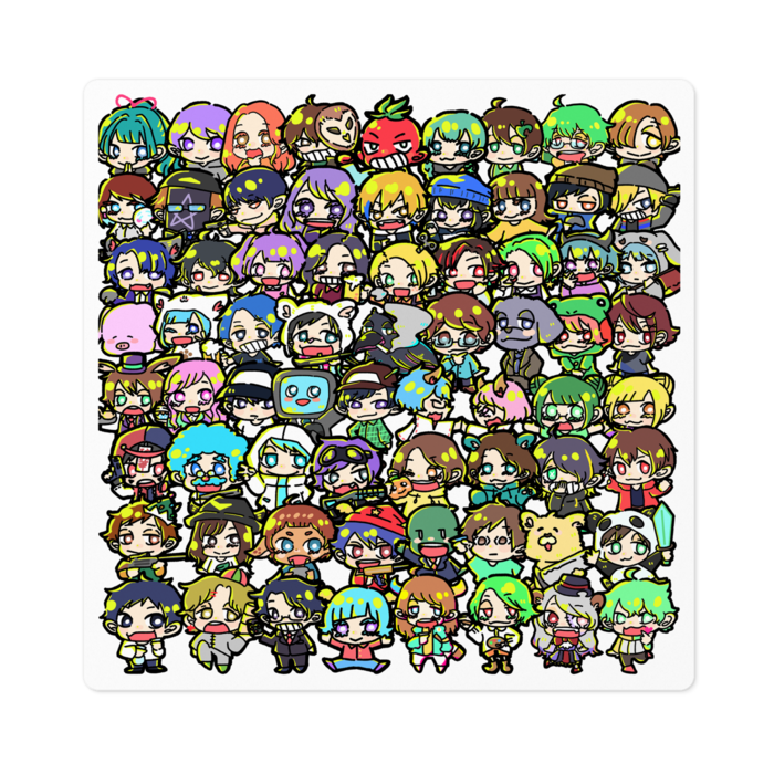 ステッカー - 100 x 100 (mm)