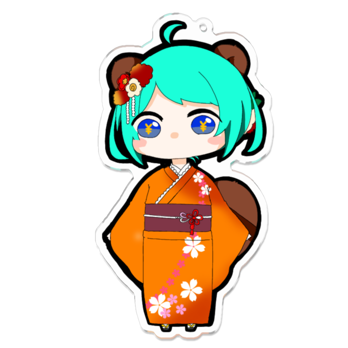 アクリルキーホルダー - 100 x 100 (mm)