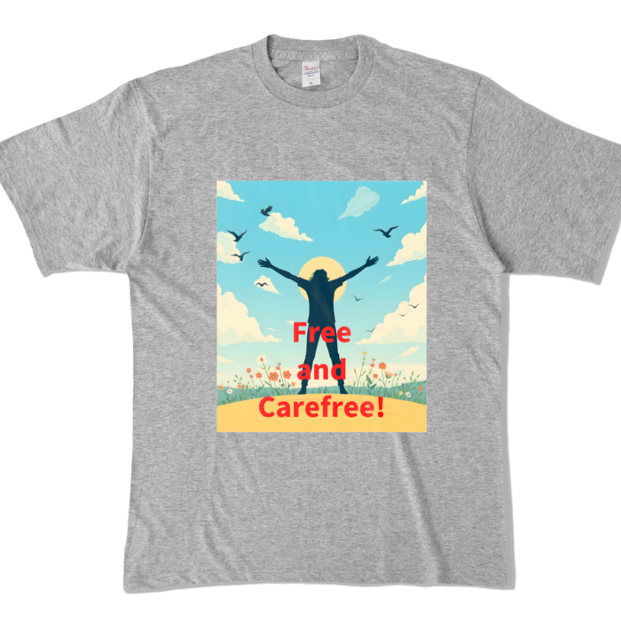 カラーTシャツ - XL - 杢グレー (濃色)