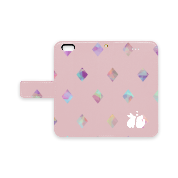 手帳型iPhoneケース - iPhone 6 / 6s - ストラップ穴 あり