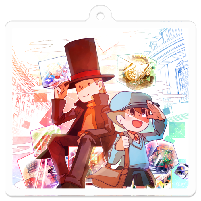 アクリルキーホルダー - 50 x 50 (mm)