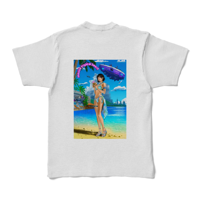 カラーTシャツ - XL - アッシュ (淡色)