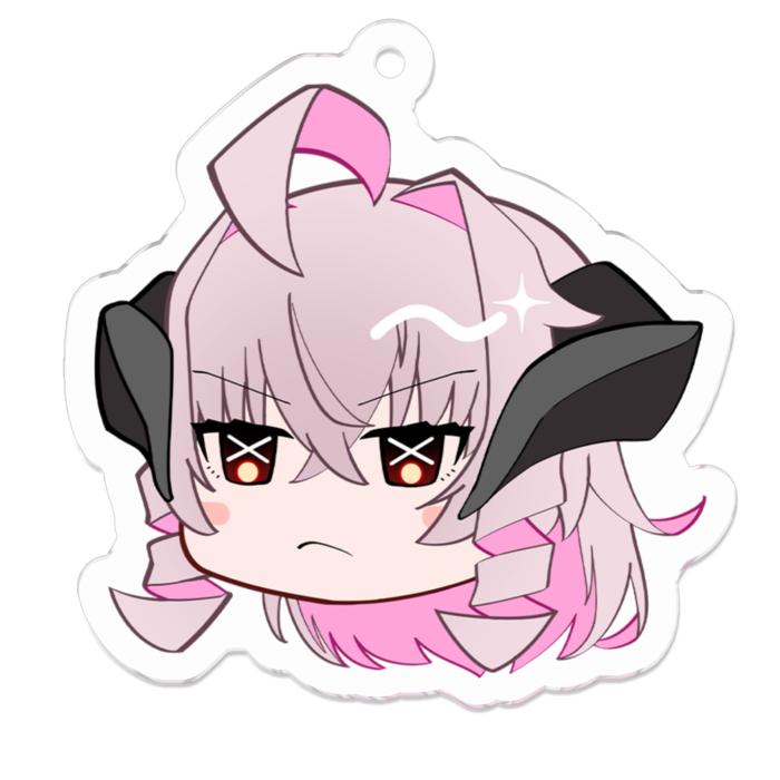 アクリルキーホルダー - 50 x 50 (mm)