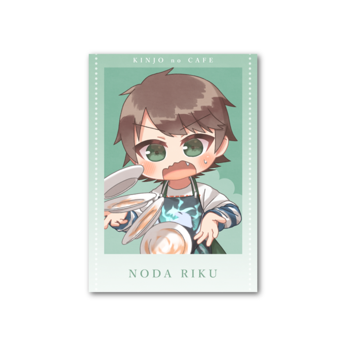 コラボカフェ風 きんじょのみかりフォト風カード(陸久A)