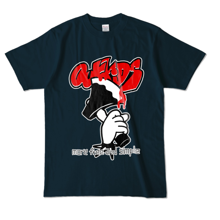 カラーTシャツ - L - ネイビー (濃色)