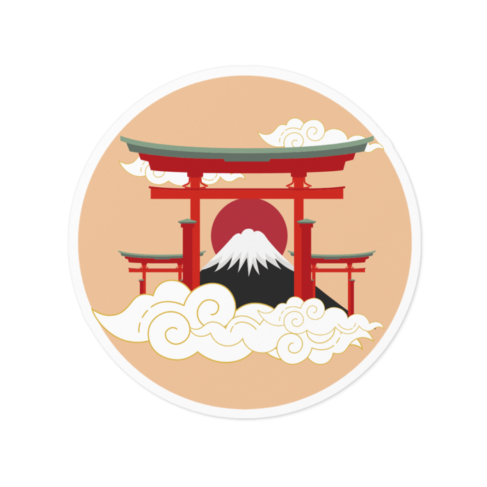 ステッカー - 100 x 100 (mm)