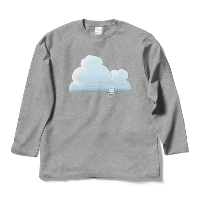 ロングスリーブTシャツ - L - 杢グレー