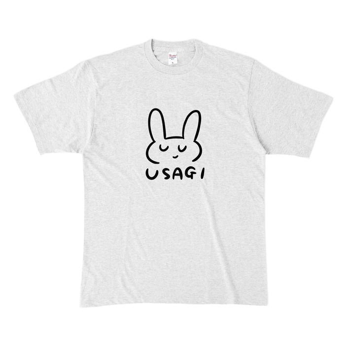 カラーTシャツ(淡色) - XL - アッシュ