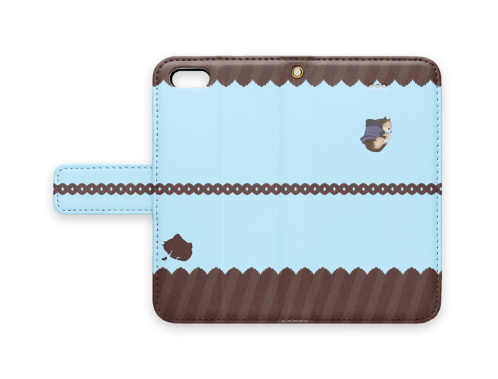手帳型iPhoneケース - iPhone 5 / 5s / SE - ストラップ穴 あり