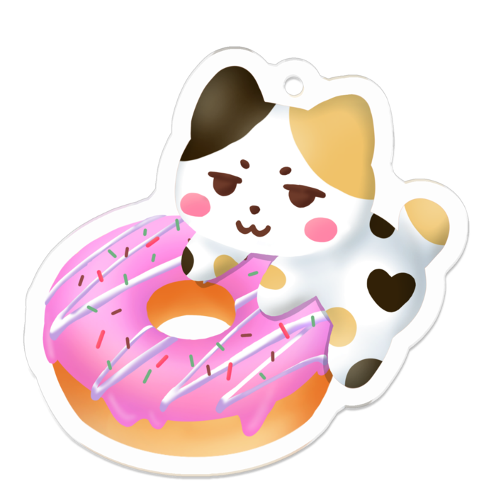 アクリルキーホルダー - 50 x 50 (mm)