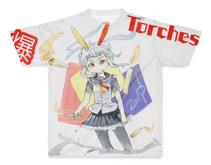 フルグラフィックTシャツ - M - 正面印刷のみ