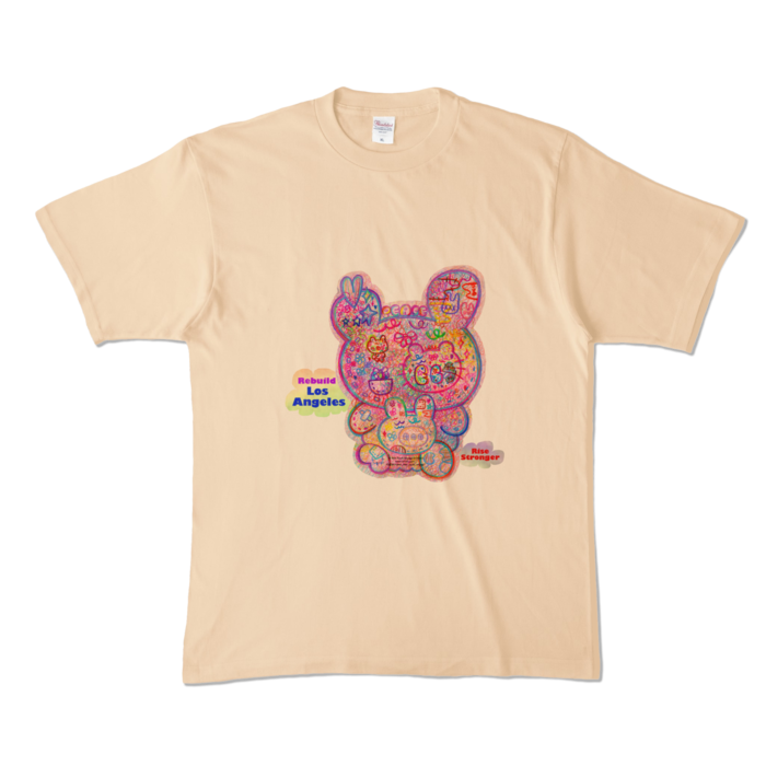カラーTシャツ - XL - ナチュラル (淡色)
